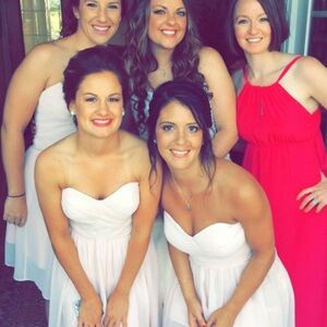 Bill Levkoff strapless dress